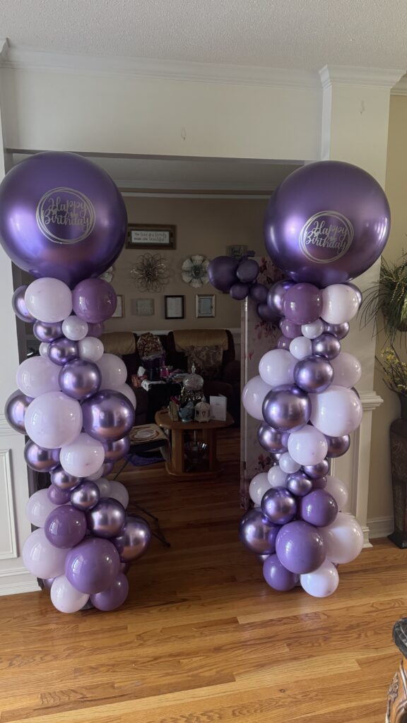 Happy Birthday Fancy Columns